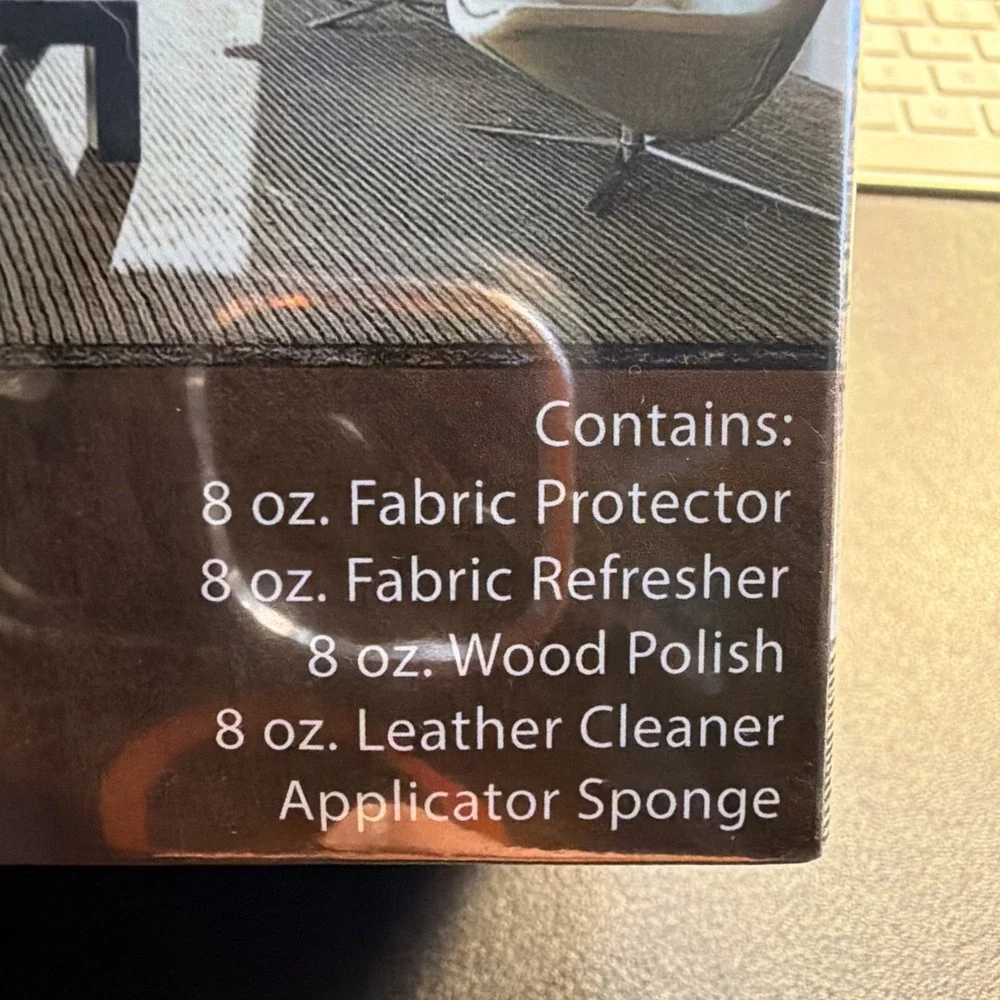 FCP Furniture Care Protection Kit Leather Fabric Wood New Sealed